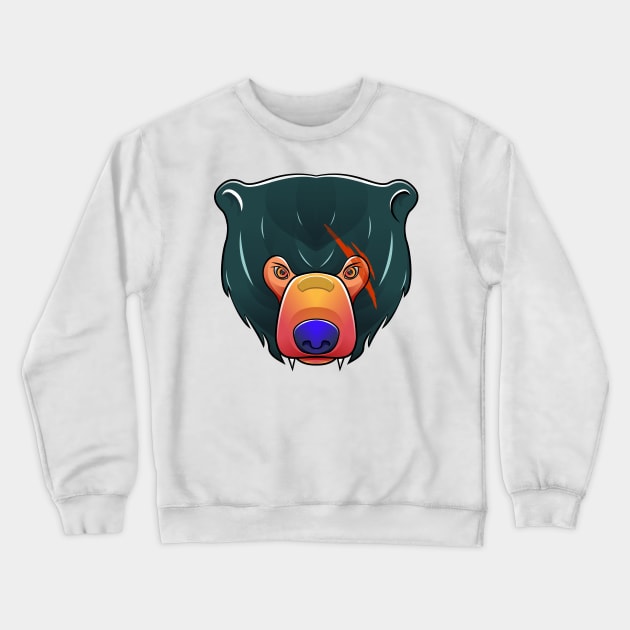 SUN BEAR Crewneck Sweatshirt by RahmanDG